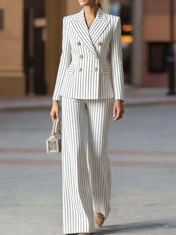 Icone™ ElegantSuit: Moderne Skræddersyet To-Delt Elegant Suit Sæt