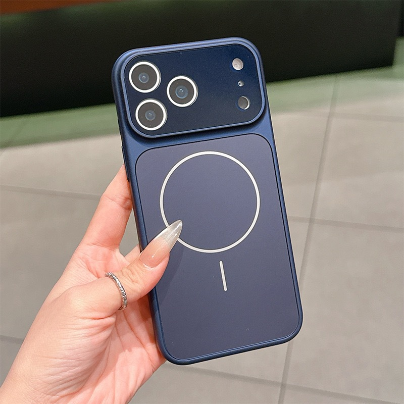 MagsafeCase: iPhone Magsafe Glas Linse Beskyttelses Telefon Etui