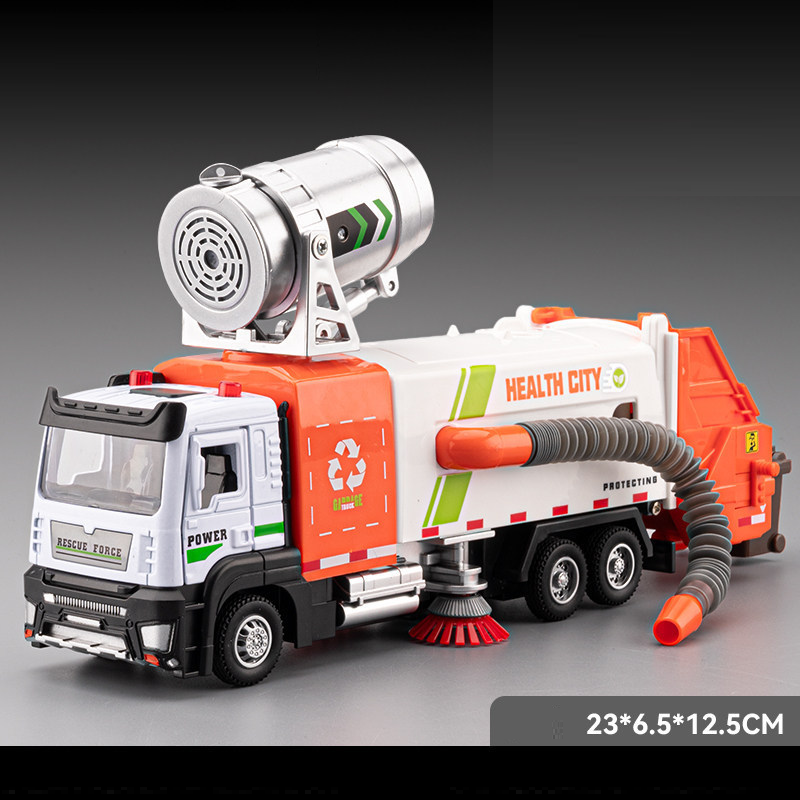 Kletshuts™ CleaningTruck: Realistisk Mini Gadefejningslegetøj Til Børn