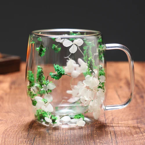 CrystalMug - Dobbelt Lagdelt Kreativ Glas Krus