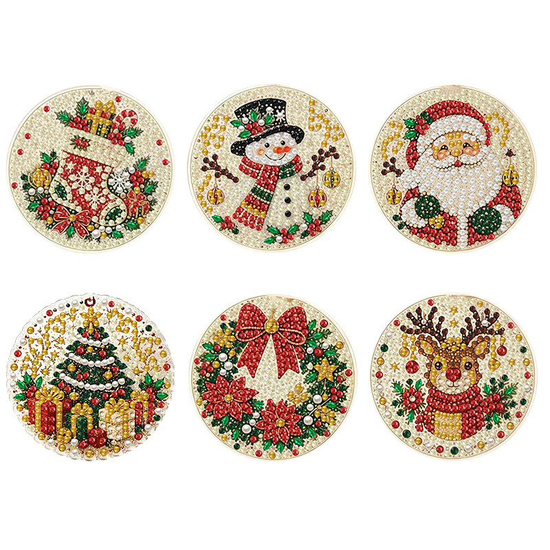 DIYOrnaments 1+1 GRATIS - Juleferie DIY Diamant Maleri Ornamenter
