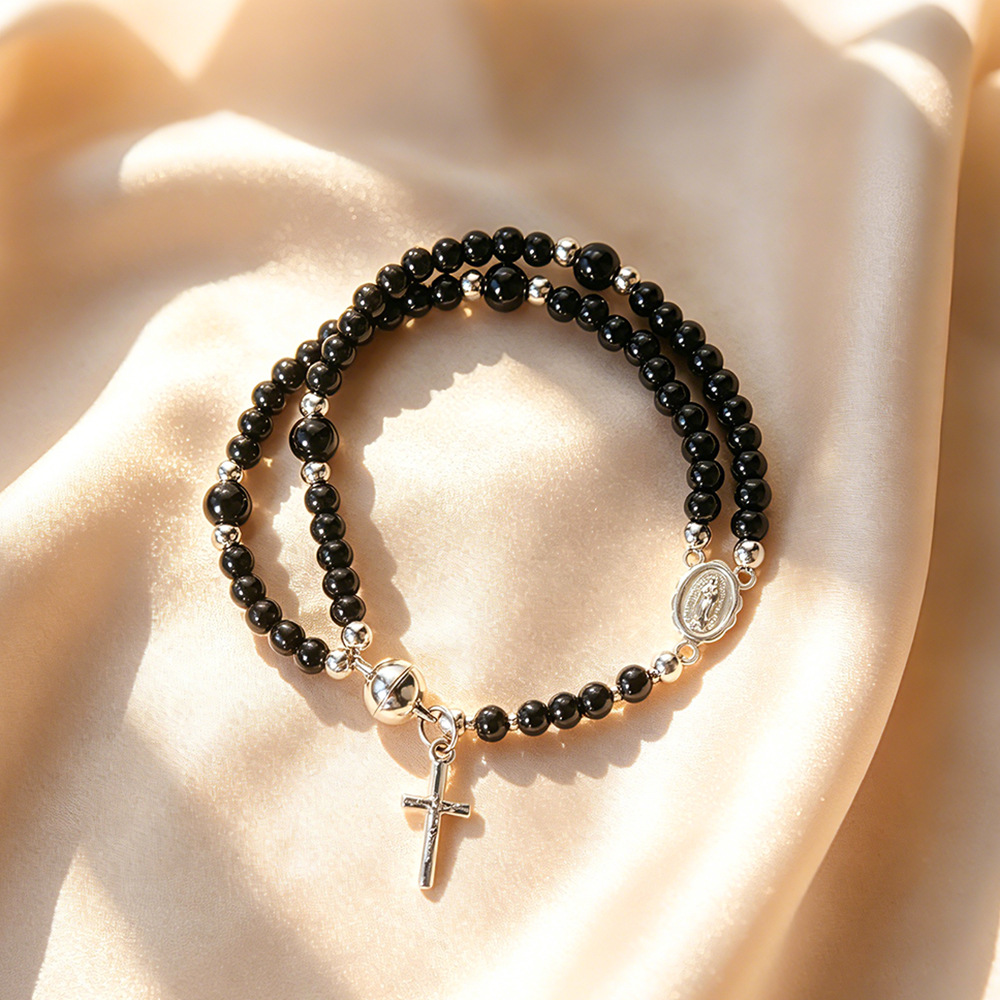 Jewelance™ RosaryBracelet 1+1 GRATIS: Magnetisk Lukning Klassisk Rosenkransarmbånd