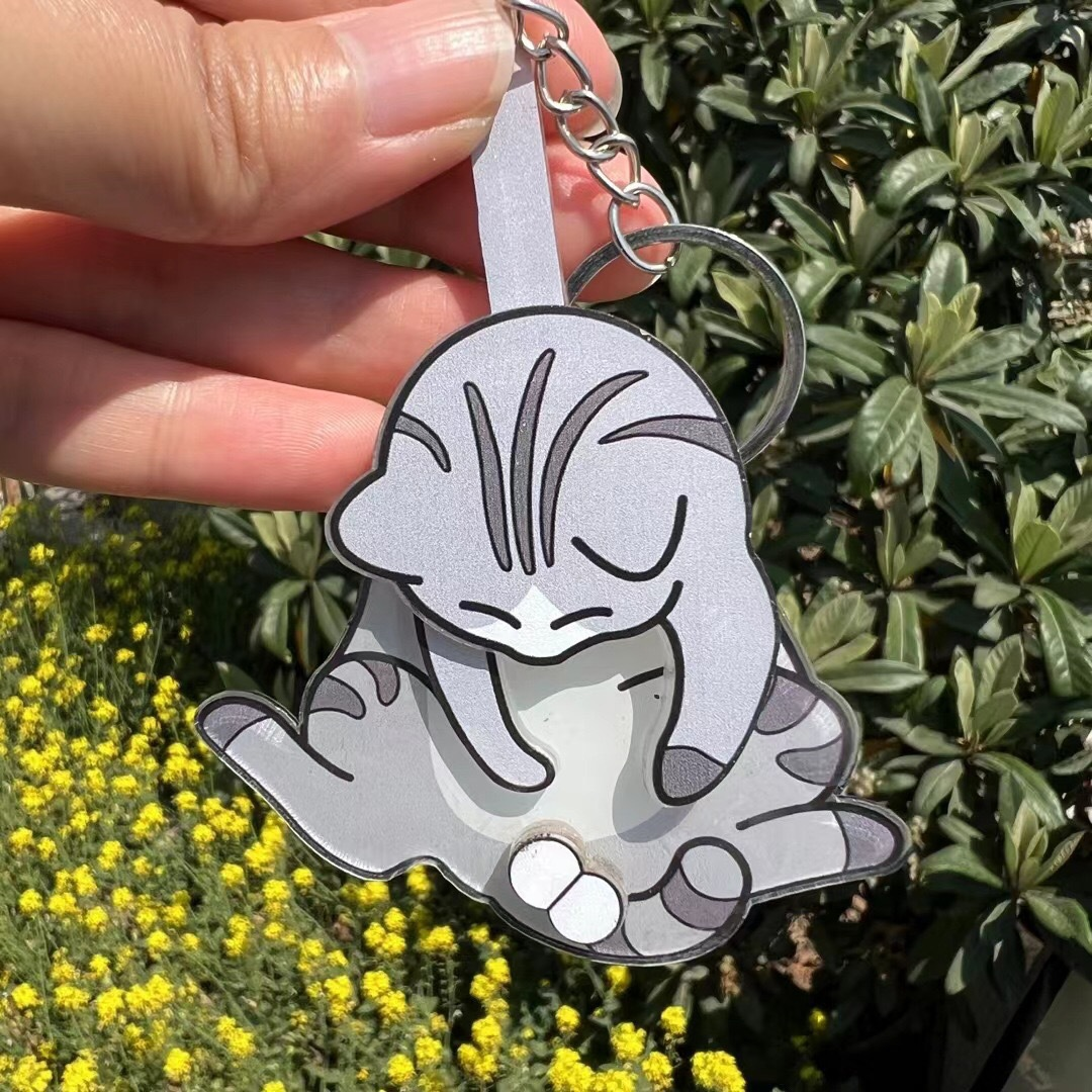 CatKeychain 1+1 GRATIS: Sjov Legende Unik Kat Nøglering Tilbehør