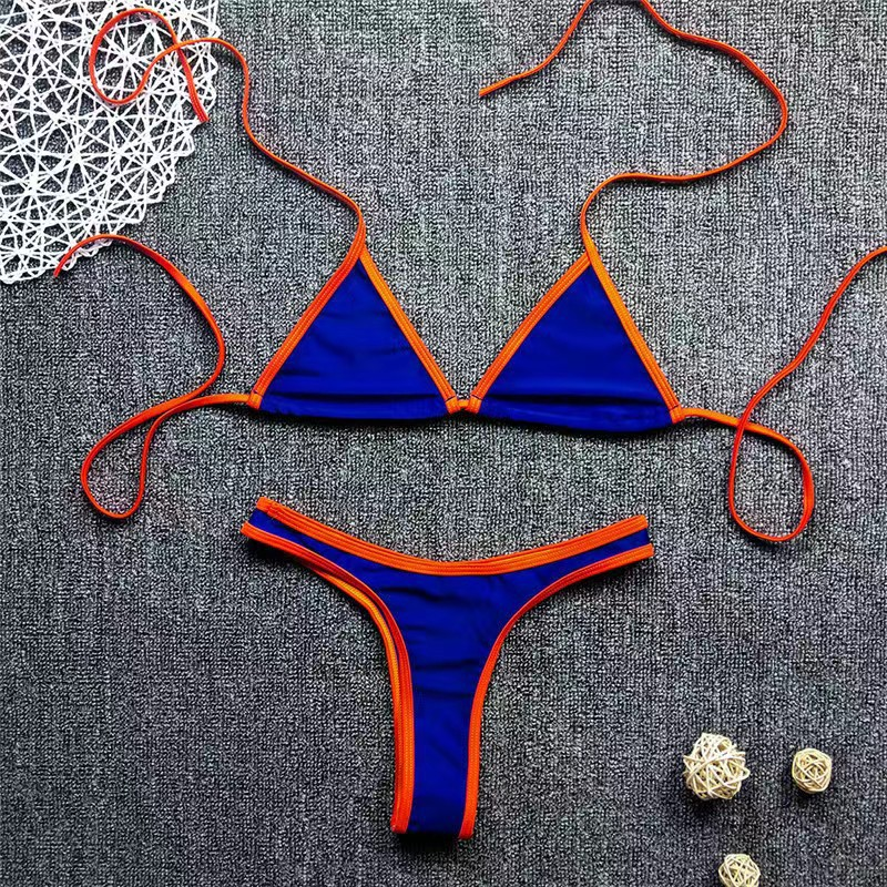 Icone™ TriangleBikini 1+1 GRATIS: Hot Sommer Trekant Kontrast Farve Bikini