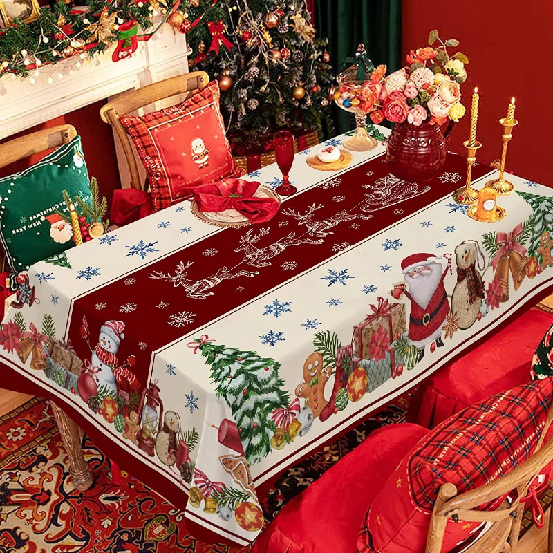 Globetrek° TableCovers: Holdbar Rektangulær Jul Bord Duge