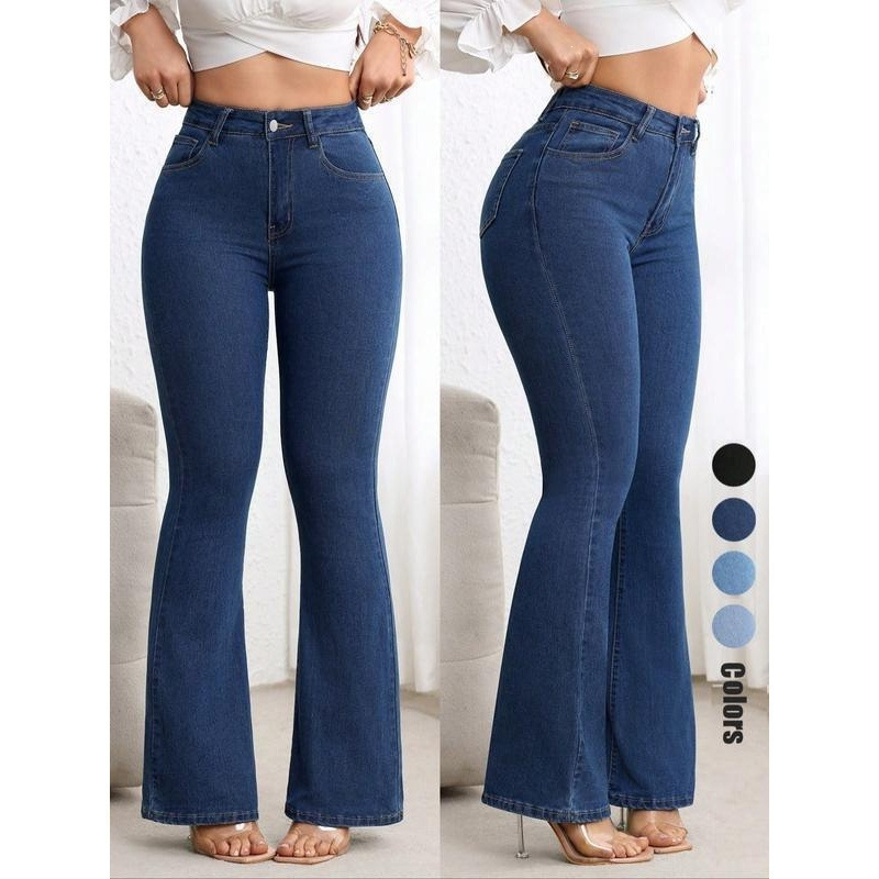 Icone™ ShapeJeans - Kvinders Hverdag Højtaljede Shape Flare Jeans