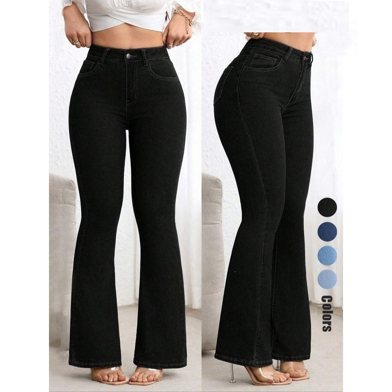 Icone™ ShapeJeans - Kvinders Hverdag Højtaljede Shape Flare Jeans
