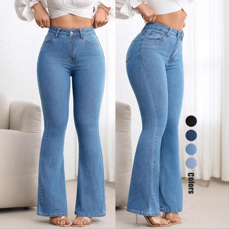 Icone™ ShapeJeans - Kvinders Hverdag Højtaljede Shape Flare Jeans