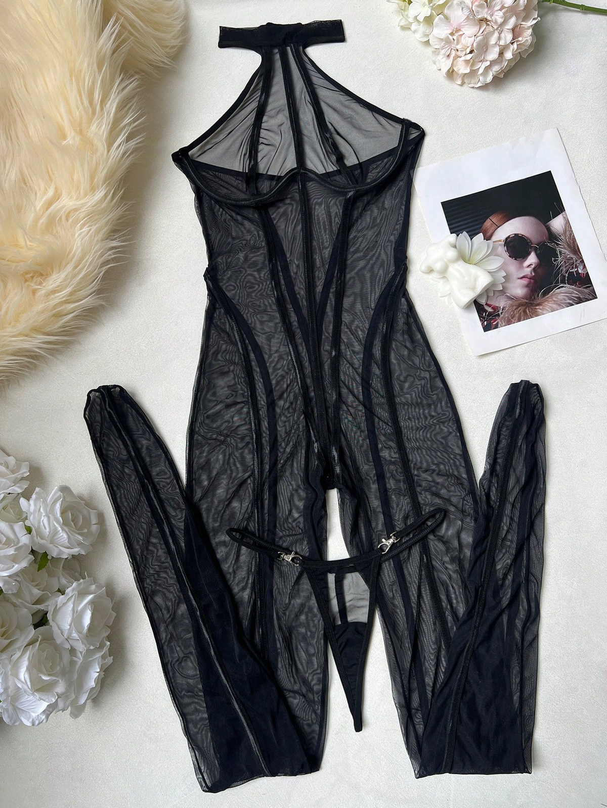 Icone™ TransparentLingerie: Elegant Figurformende Transparent Lingeri