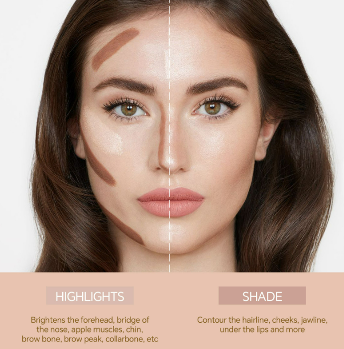 ContourStick - Dual Farve Kontur Makeup Stok