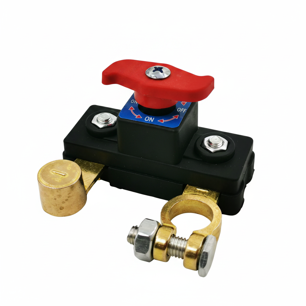 BatterySwitch 1+1 GRATIS - 12V / 24V Bilbatteri Afbryder Kontakt
