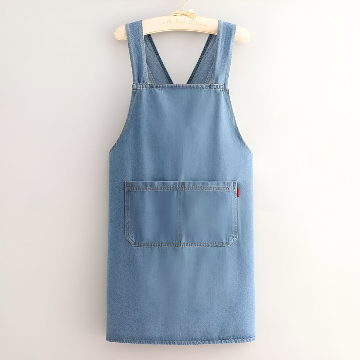 Icone™ DenimApron: Stilfuldt Komfortabelt Cross-Back Denimforklæde