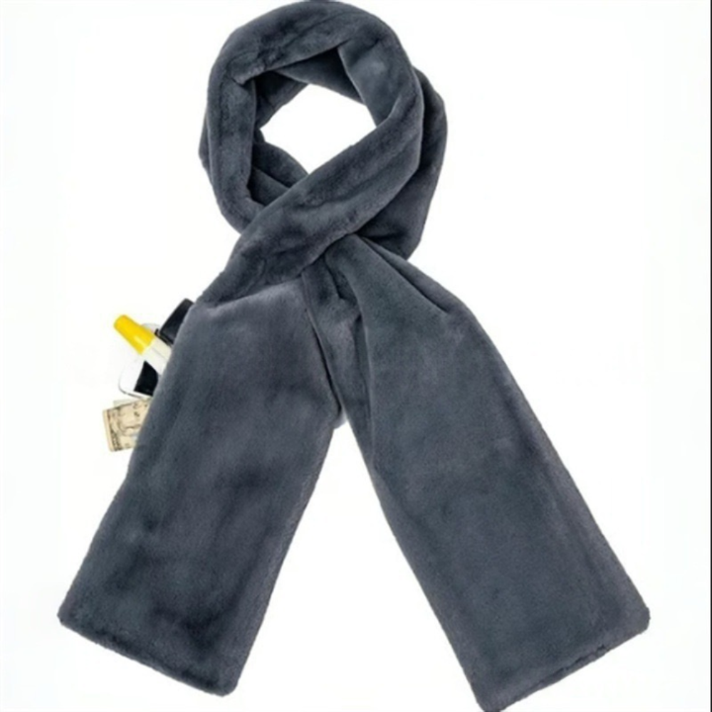 Icone™ PocketScarf: Stilfuld Træk-Igennem Vinter Halsvarmer Lommetørklæde