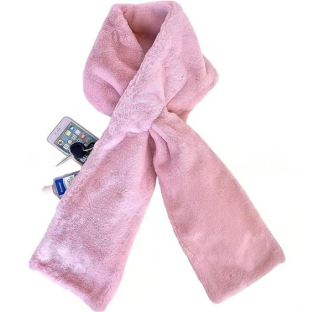 Icone™ PocketScarf: Stilfuld Træk-Igennem Vinter Halsvarmer Lommetørklæde