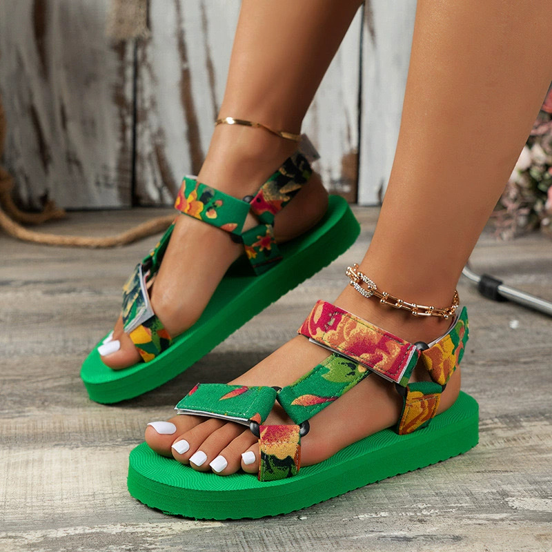 Happy™ StrappySandals - Kvinders Sommer Strappy Flade Sandaler