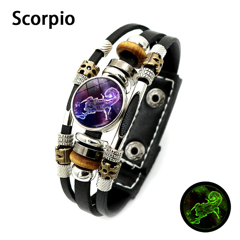 Jewelance™ HoroscopeBracelet 1+1 GRATIS: Glød I Mørket Horoskoparmbånd
