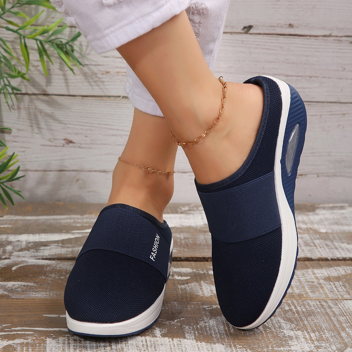 Happy™ StylishShoes: Kvinders Gåture Smutte-På Stilfulde Sko