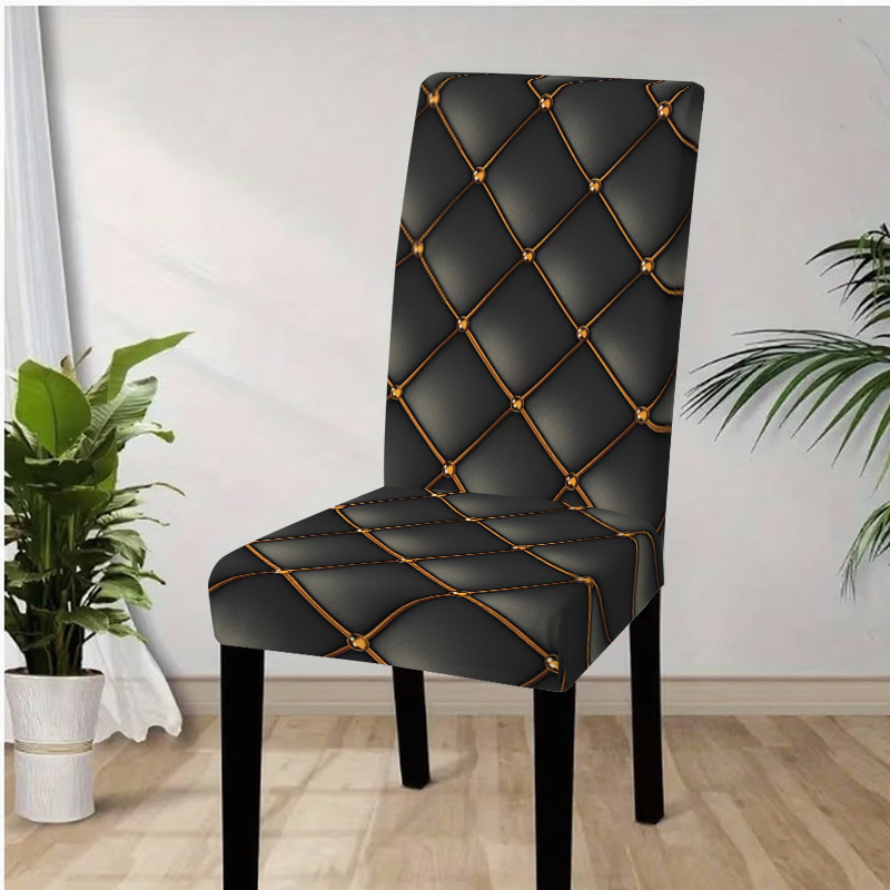 StretchyCover - Vaskbar Elegant Print Stræk Stolebetræk