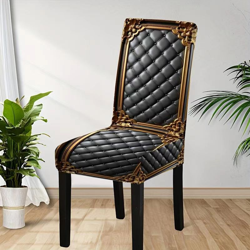 StretchyCover - Vaskbar Elegant Print Stræk Stolebetræk