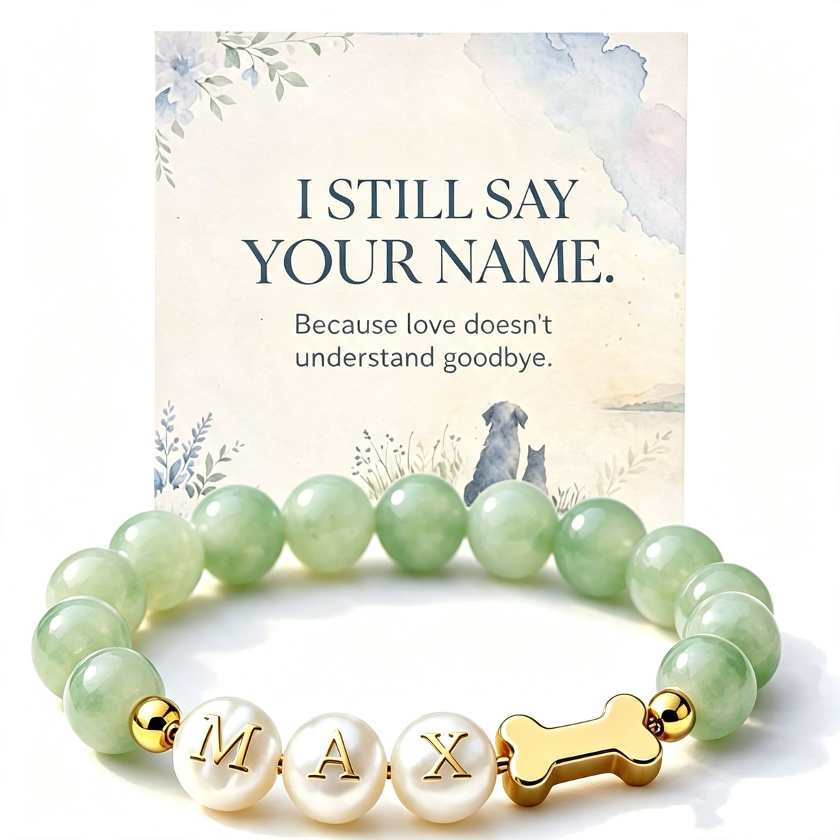 Jewelance™ PetBracelet - Tilpasset Hundens Kæledyrsnavn Mode Krystalarmbånd