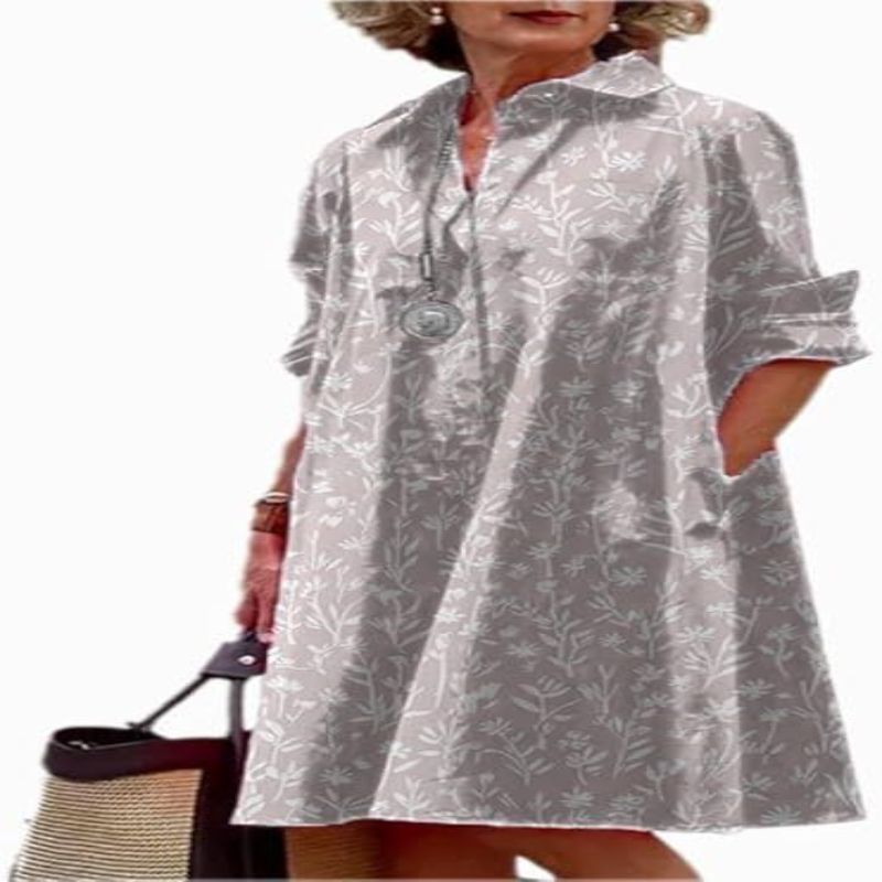Icone™ TimelessDress: Alle Sæson Tidløs Stil Komfort Elegant Kjole