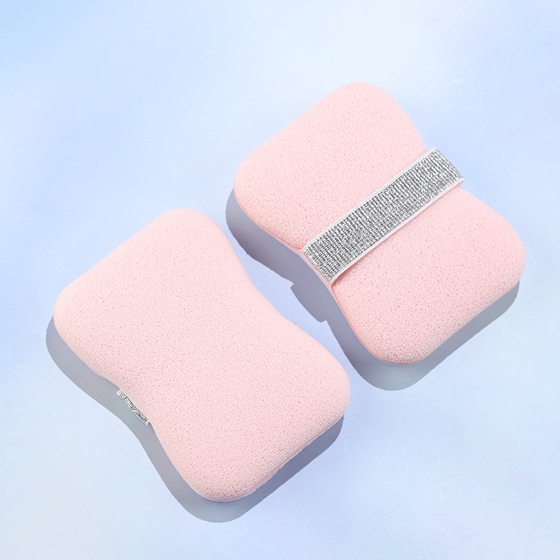 ExfoliatorSponge 1+1 GRATIS: Bad Sæbe Spare Brødtekst Bruser Eksfolierende Svamp