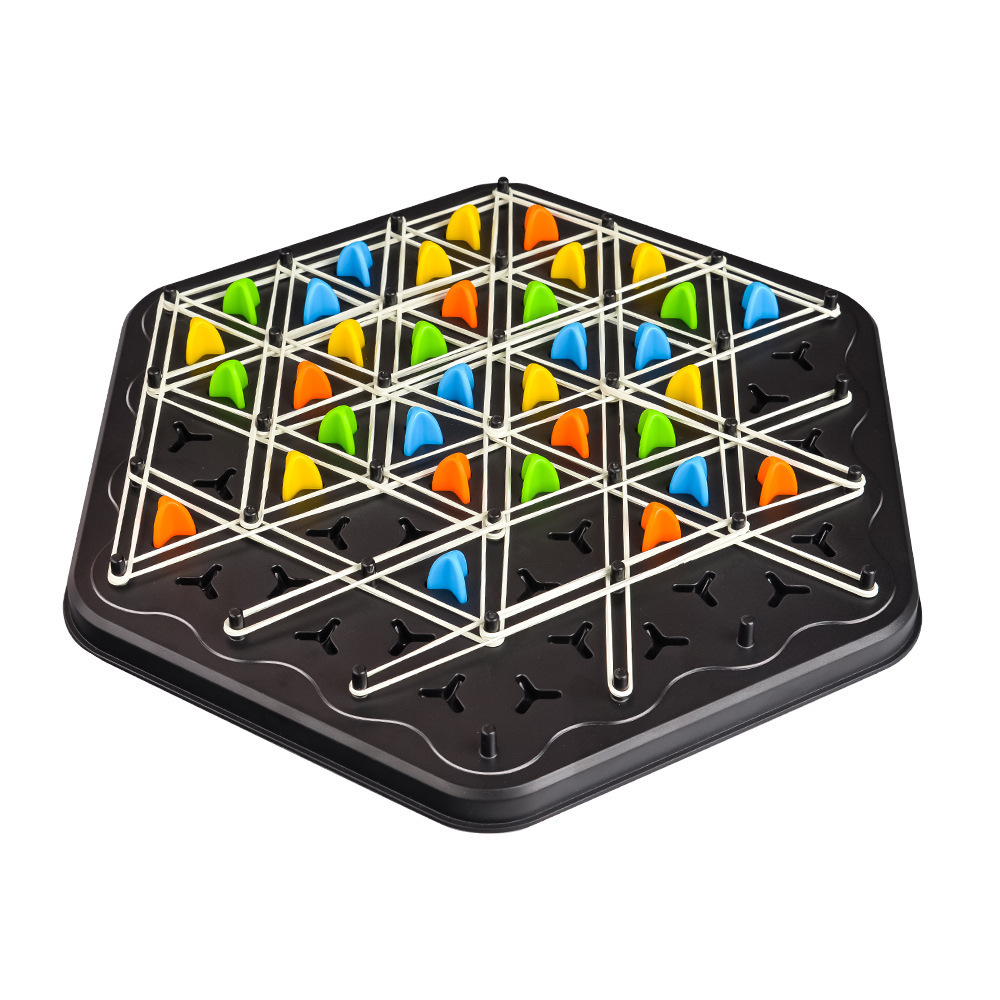 Kletshuts™ ThinkGame - Triangel Kæde Strategi Og Duel Logik Tænke Spil