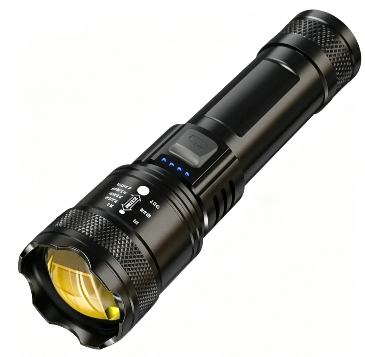 Ledsen™ TacticalTorch 1+1 GRATIS: Holdbar Genopladelig Taktisk Lommelygte