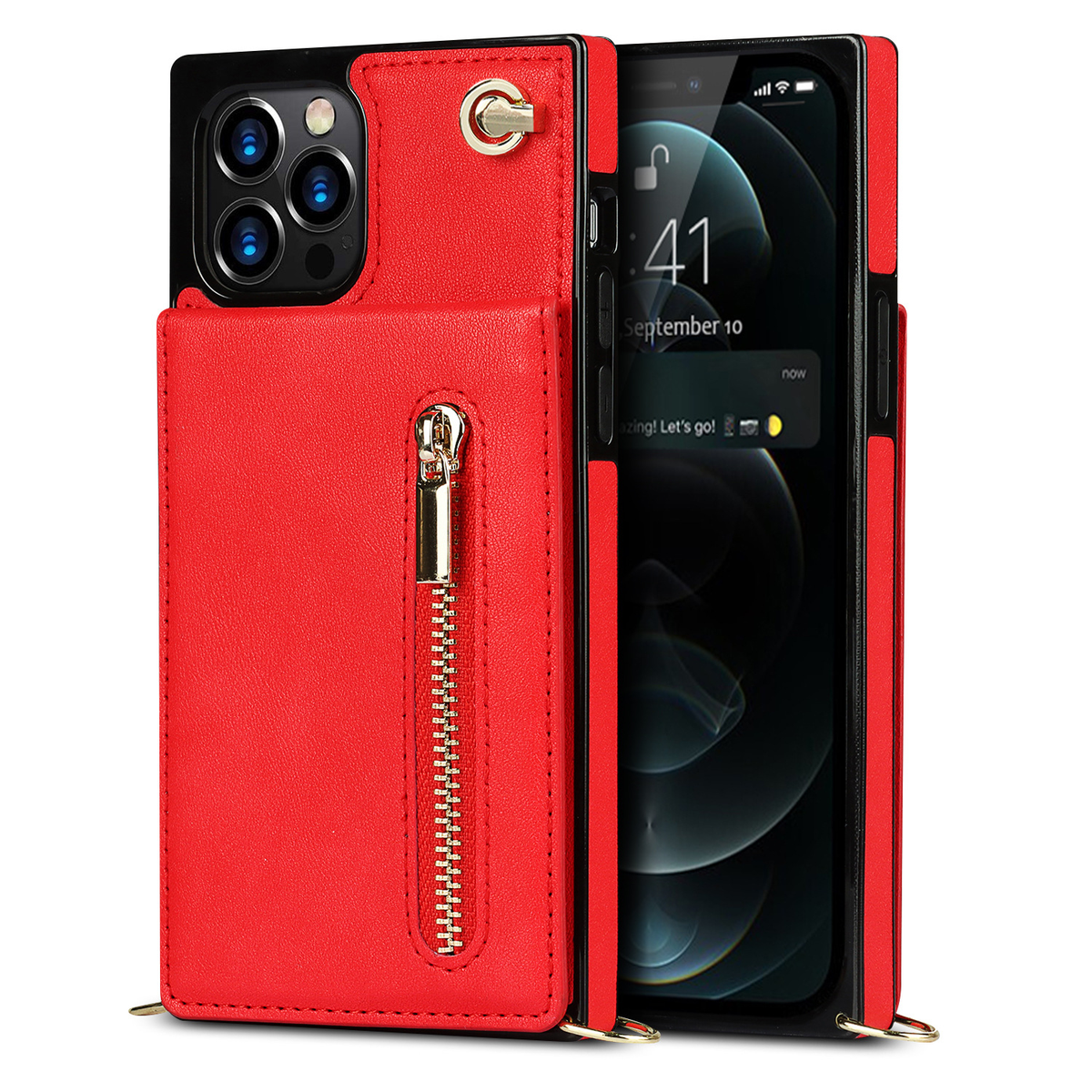 Icone™ PhoneWallet: Crossbody Telefon Etui Tegnebog Og Kortholder