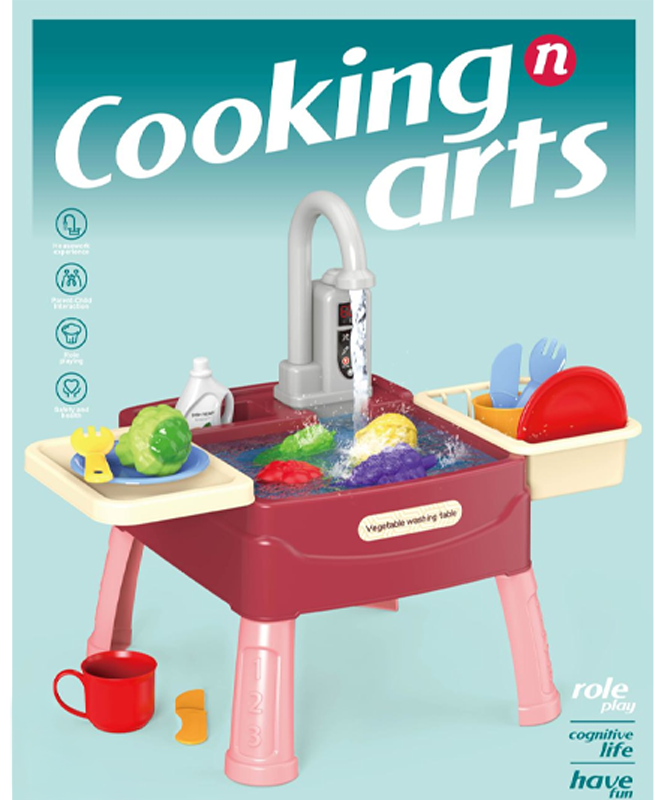 Kletshuts™ KitchenToy: Interaktiv Børn Køkken Leg Legetøj Sæt