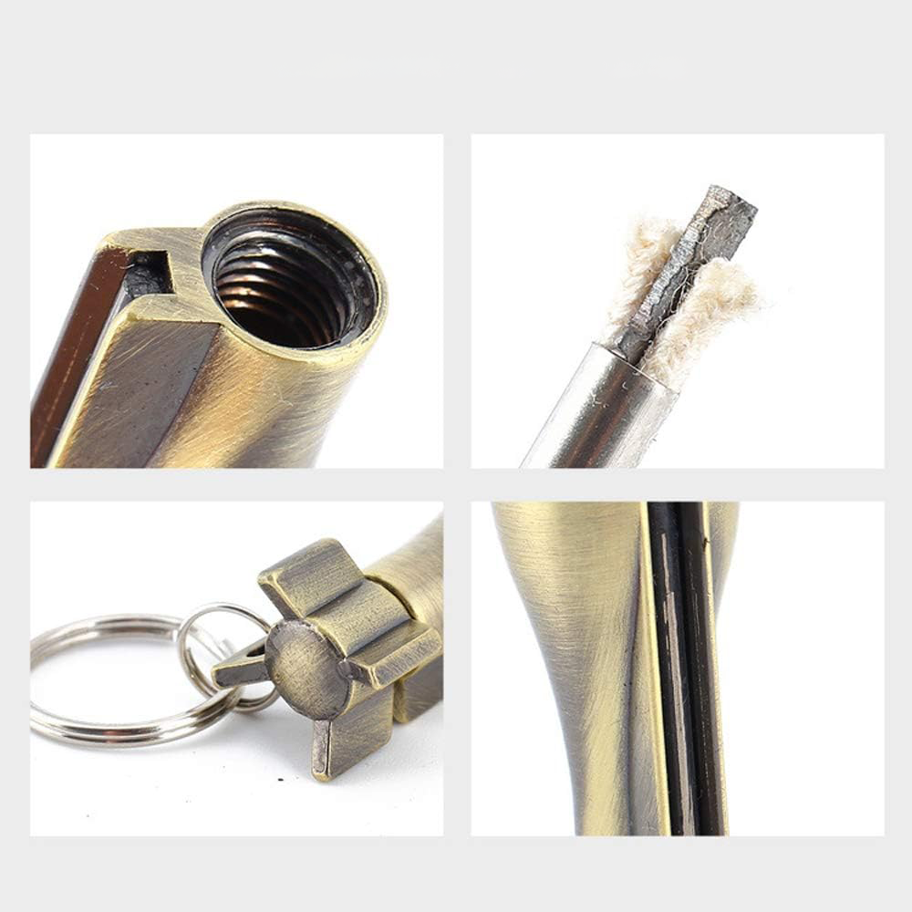 LighterKeychain 1+1 GRATIS: Premium Kvalitet Lettere Nøglering Ild Tænder