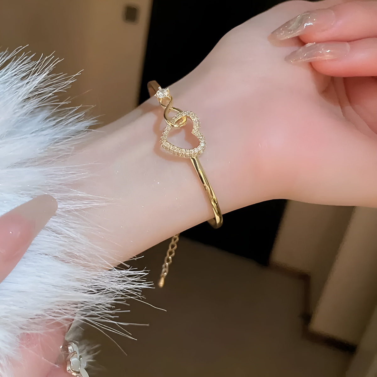 Jewelance™ HeartBracelet 1+1 GRATIS: Moderne Elegant Uendelighed Hjerte Armbånd