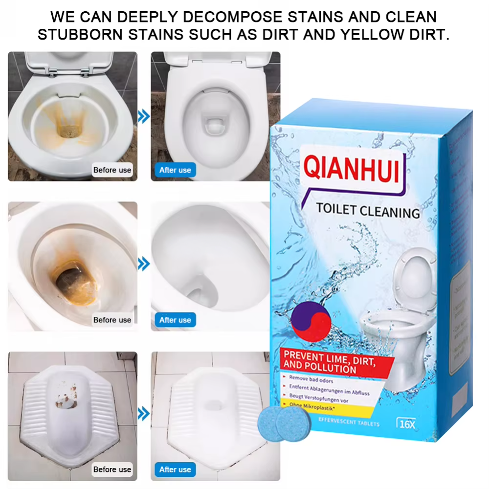 Cleaner Pro° TabletCleaner 1+1 GRATIS: Ultimate Toilet Rengøring Tablet Opløsning
