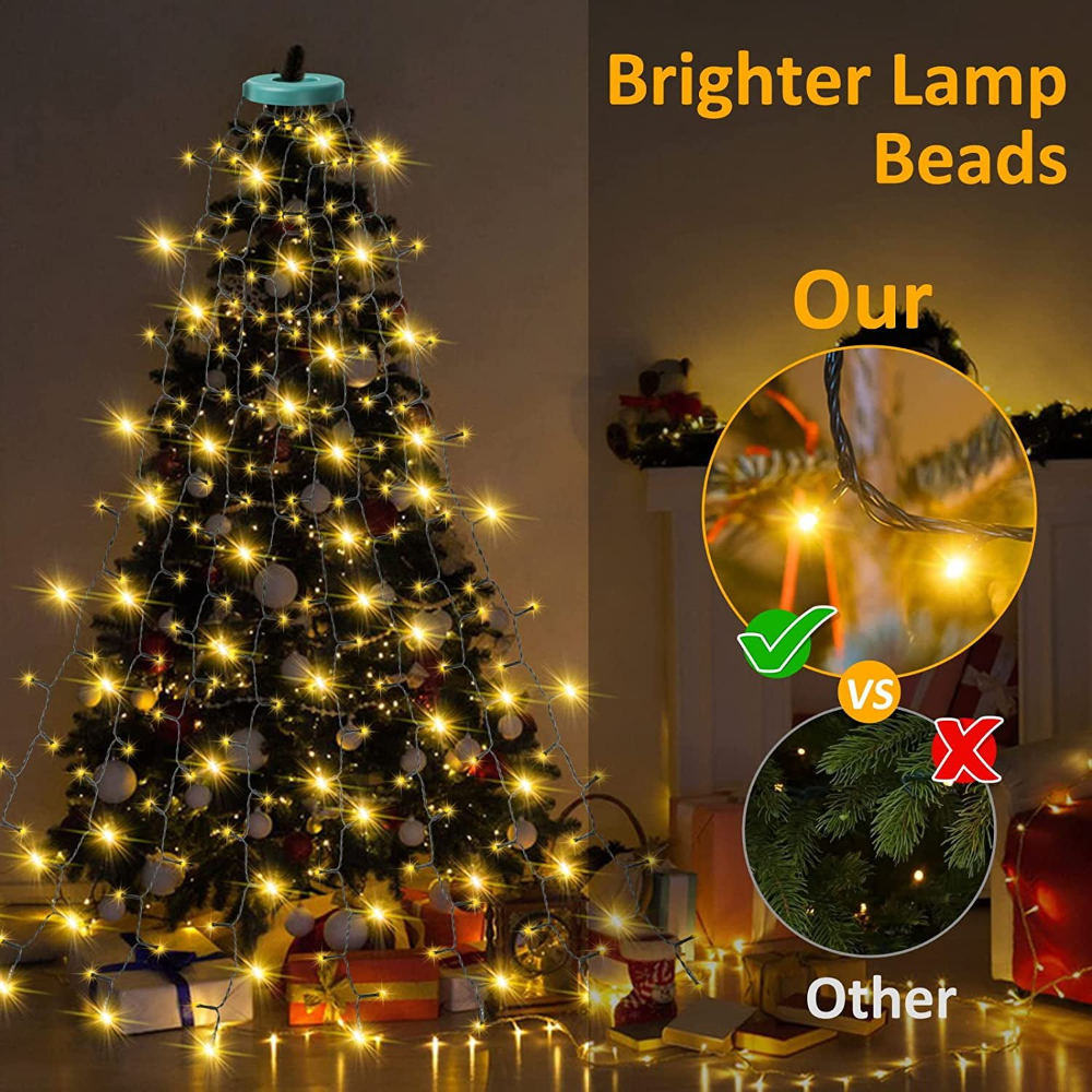 Ledsen™ WaterfallLight: Fantastisk Smart Blændende Jul Vandfald Lys