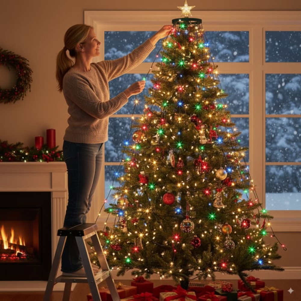 Ledsen™ WaterfallLight: Fantastisk Smart Blændende Jul Vandfald Lys