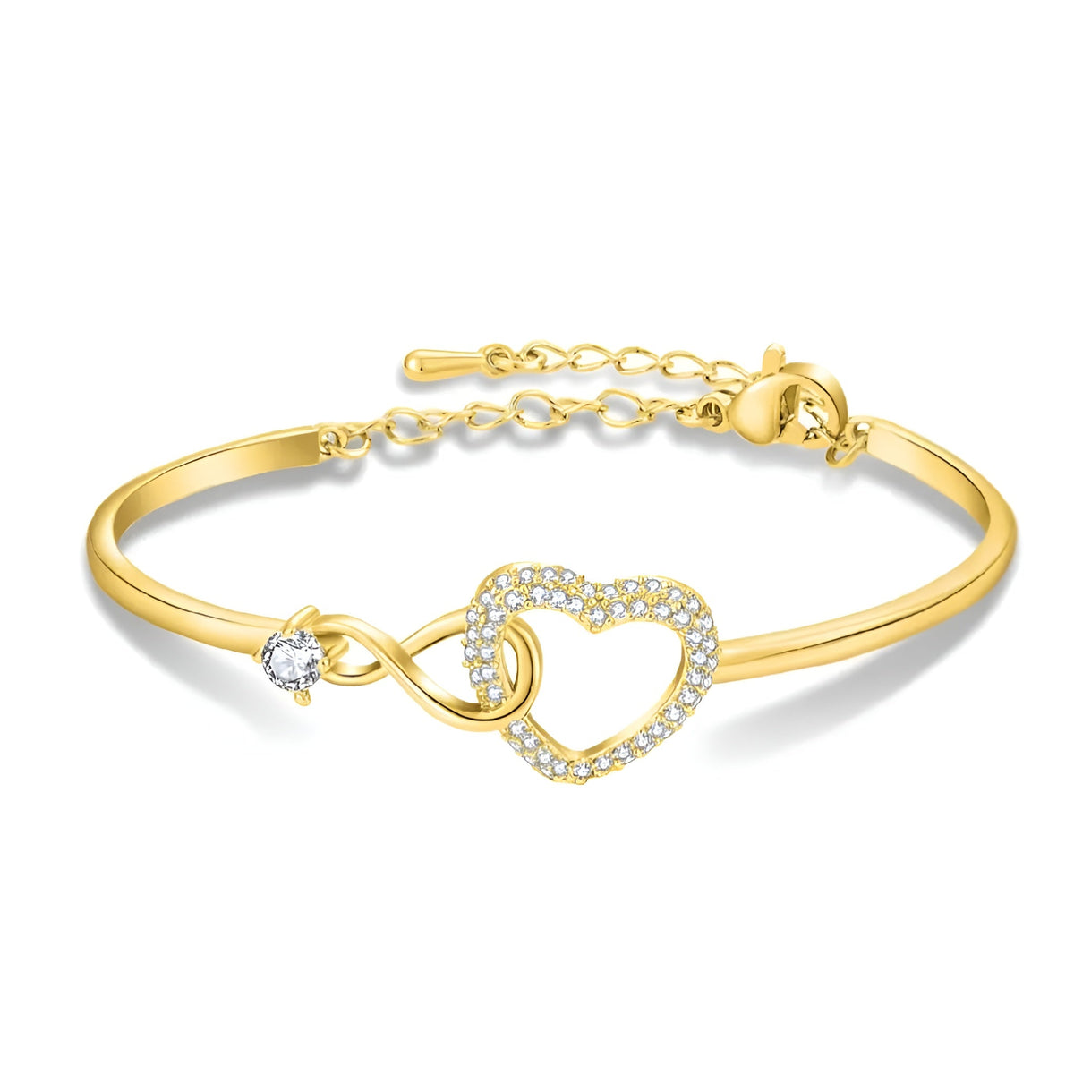 Jewelance™ HeartBracelet 1+1 GRATIS: Moderne Elegant Uendelighed Hjerte Armbånd