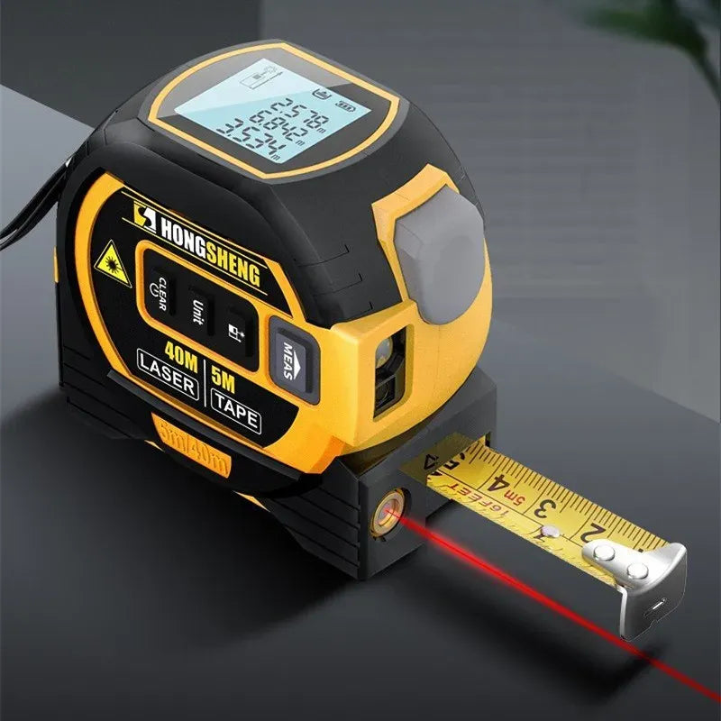 InfralaserTape - 3-In-1 Infrarød Laser Bånd Mål