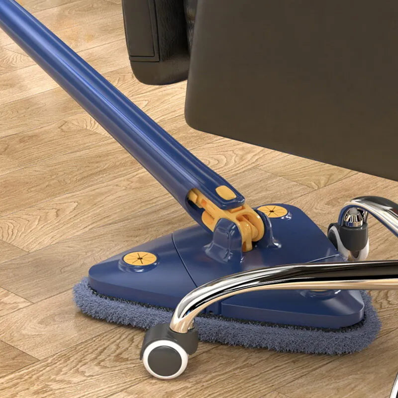 Cleaner Pro° TriangleMop: Lang Håndtag Justerbar Trekant 360 Rengøring Moppe