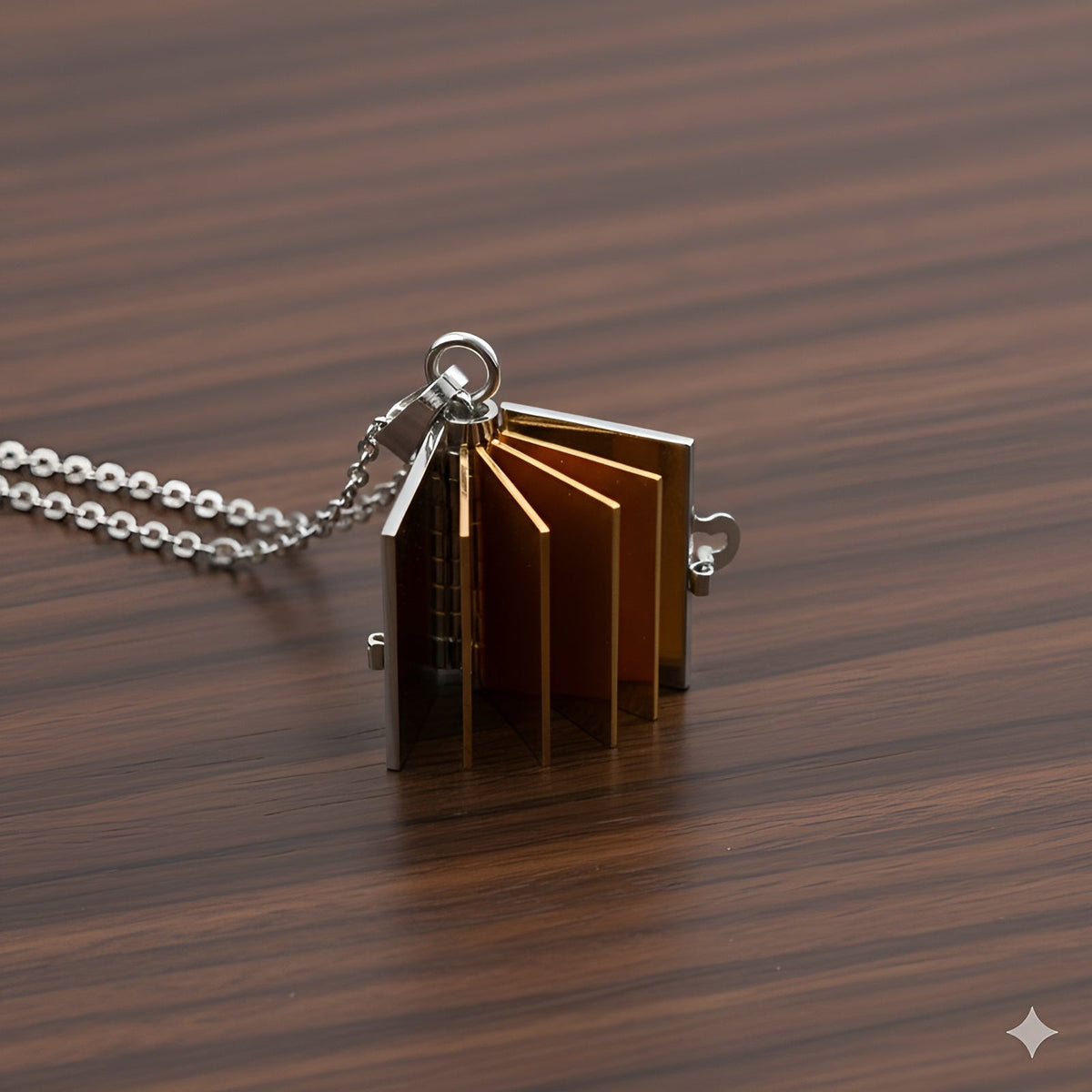 Jewelance™ BookPendant: Elegant Personlig Bog Pendant Mode Halskæde