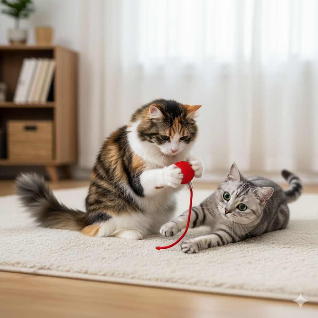 Catfri® CatBall: Automatisk Interaktiv Sjov Kat Jage Bold