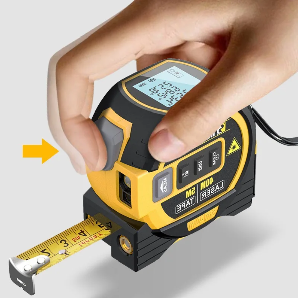 InfralaserTape - 3-In-1 Infrarød Laser Bånd Mål