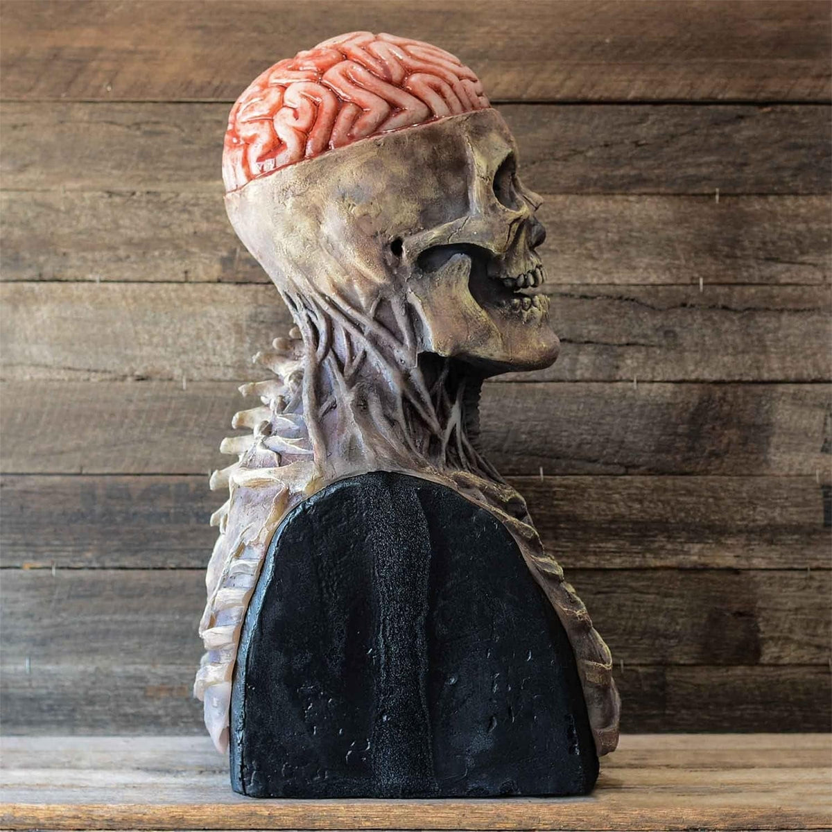 SkeletonMask: Realistisk Skræmmende Skelet Halloweenmaske Kostume