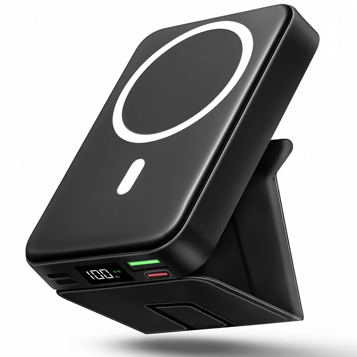 GoCharge: Magnetisk Trådløs Bærbar Hurtig Opladnings Power Bank