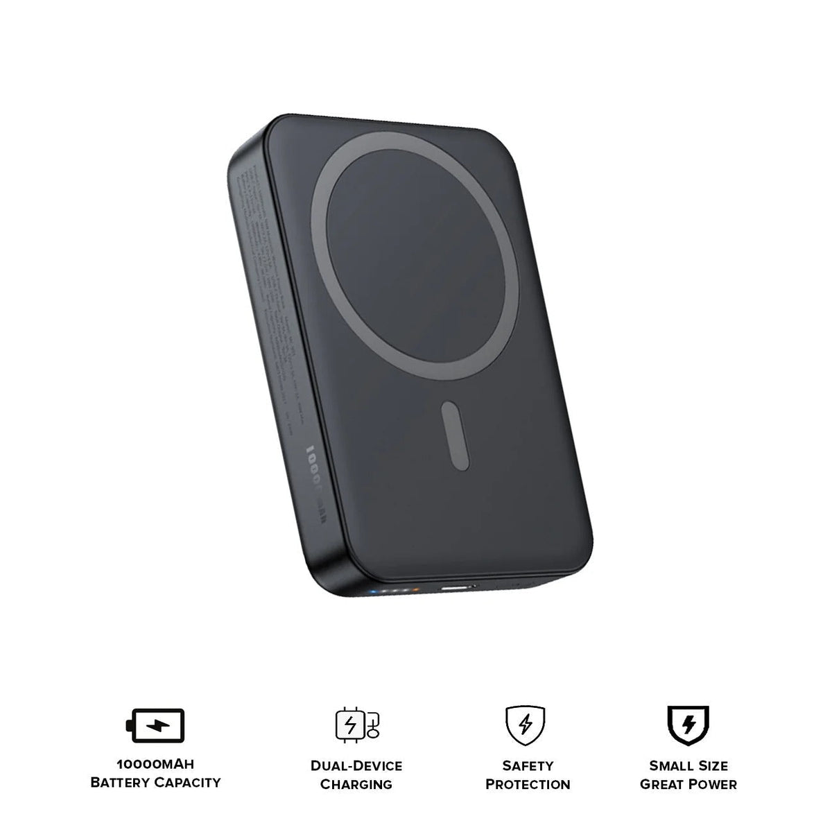GoCharge: Magnetisk Trådløs Bærbar Hurtig Opladnings Power Bank