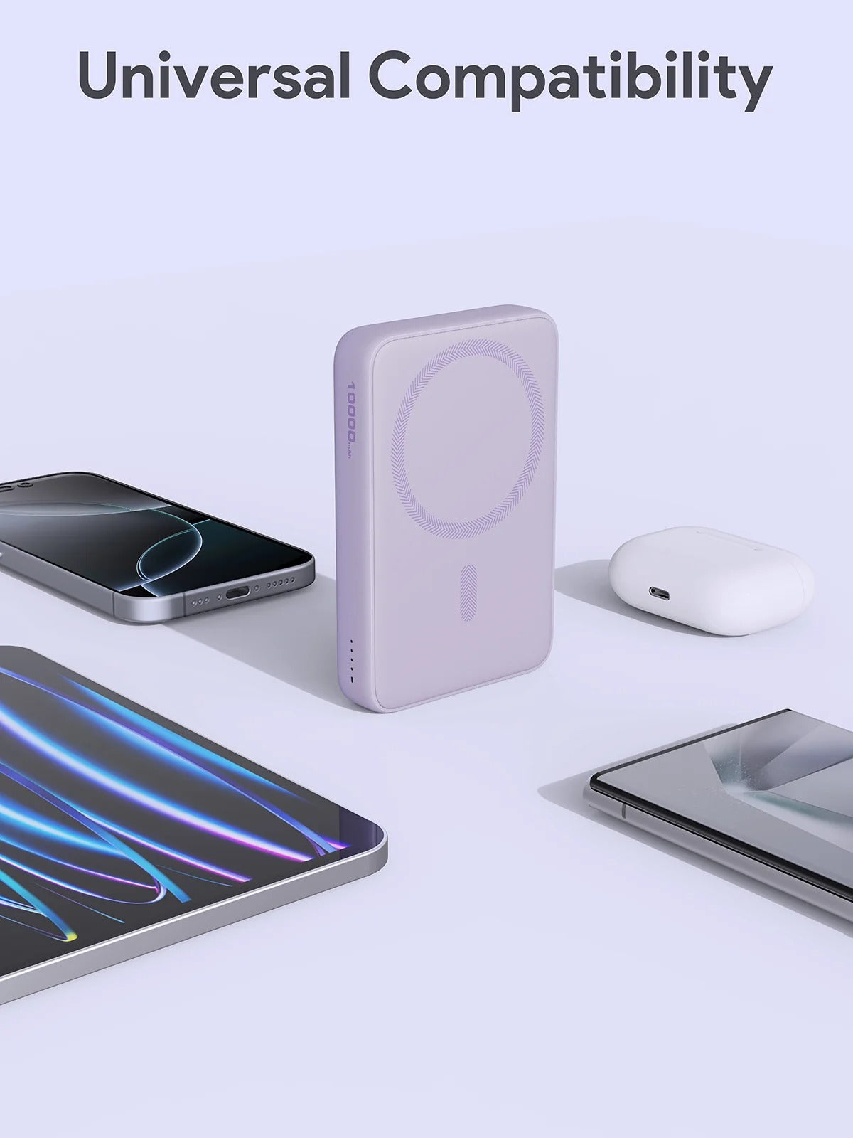 GoCharge: Magnetisk Trådløs Bærbar Hurtig Opladnings Power Bank