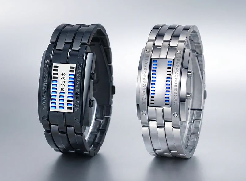 LEDWatch: Futuristisk Premium Holdbar Digital LED Ur