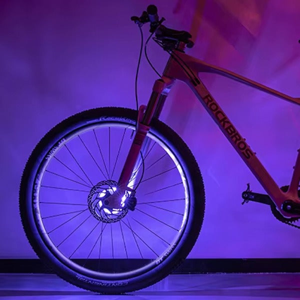 Ledsen™ HubLight: Lysende RGB-Belysning Forbedret Synlighed Hub Lys Til Cykel