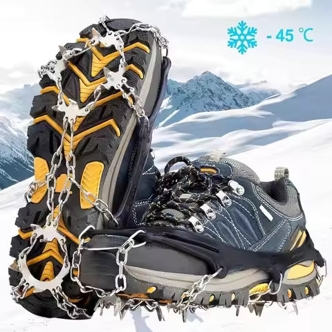 SnowChains – Skridsikker Træk-På Sko Sne Kæder For Sikker Vintervandring