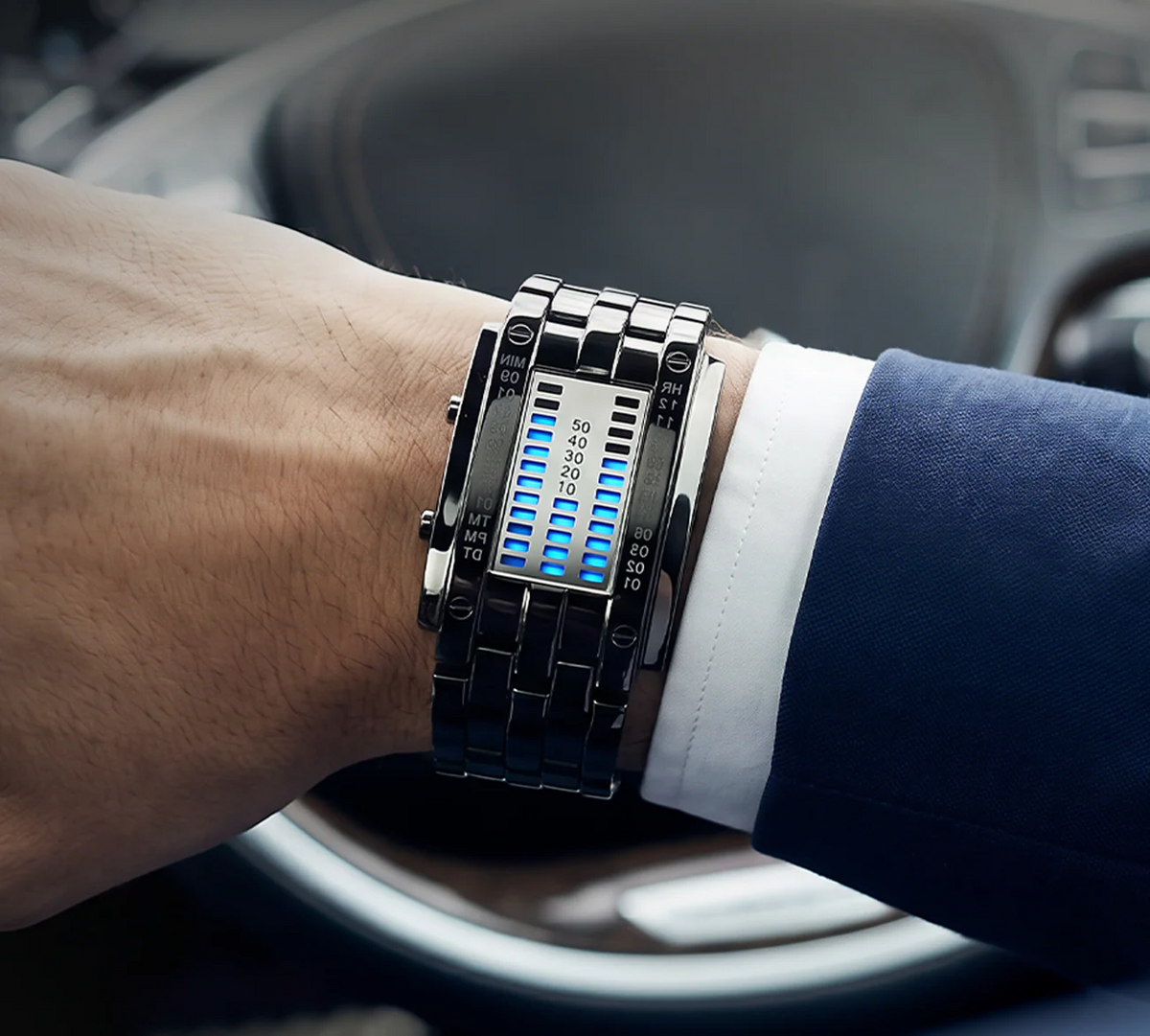 LEDWatch: Futuristisk Premium Holdbar Digital LED Ur