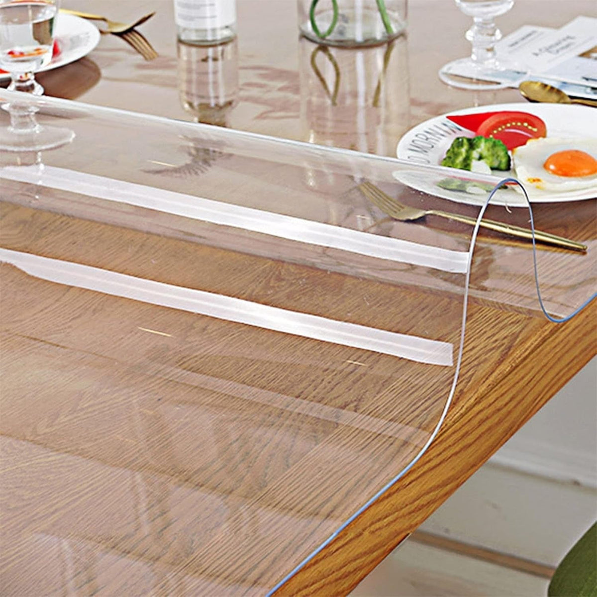 Globetrek° TableMat: Moderne Spisebord Transparent Mat Beskytter